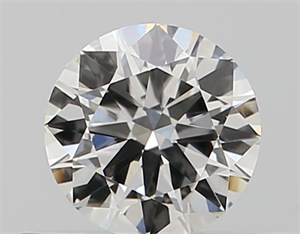 Picture of Natural Diamond 0.40 Carats, Round with Very Good Cut, I Color, VVS1 Clarity and Certified by GIA