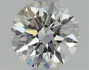 Picture of Natural Diamond 0.50 Carats, Round with Excellent Cut, K Color, VVS2 Clarity and Certified by GIA