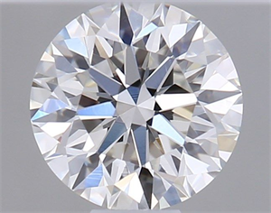 Picture of Natural Diamond 0.40 Carats, Round with Excellent Cut, H Color, VS2 Clarity and Certified by GIA