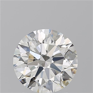 Picture of Natural Diamond 2.25 Carats, Round with Excellent Cut, I Color, VVS2 Clarity and Certified by GIA