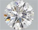 Natural Diamond 0.40 Carats, Round with Excellent Cut, J Color, VVS1 Clarity and Certified by GIA