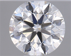 Picture of Natural Diamond 0.40 Carats, Round with Excellent Cut, I Color, VS2 Clarity and Certified by GIA