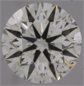 Natural Diamond 0.53 Carats, Round with Excellent Cut, K Color, SI2 Clarity and Certified by GIA