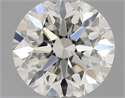 Natural Diamond 0.50 Carats, Round with Very Good Cut, J Color, VS2 Clarity and Certified by GIA