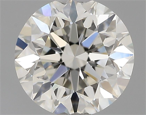 Picture of Natural Diamond 0.50 Carats, Round with Very Good Cut, J Color, VS2 Clarity and Certified by GIA