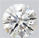 Natural Diamond 2.32 Carats, Round with Excellent Cut, J Color, SI2 Clarity and Certified by GIA