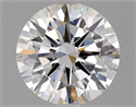 Natural Diamond 2.04 Carats, Round with Very Good Cut, H Color, VVS1 Clarity and Certified by GIA