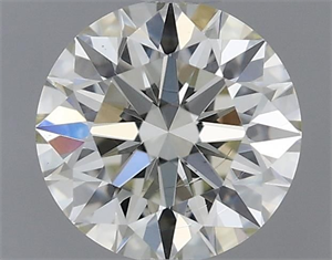 Picture of Natural Diamond 0.43 Carats, Round with Excellent Cut, J Color, VS1 Clarity and Certified by IGI