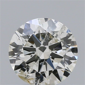 Picture of Natural Diamond 0.51 Carats, Round with Excellent Cut, I Color, SI2 Clarity and Certified by IGI