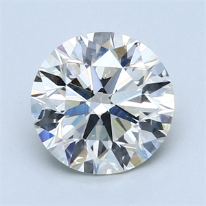 Picture of Natural Diamond 2.50 Carats, Round with Excellent Cut, I Color, SI1 Clarity and Certified by GIA