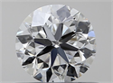 Natural Diamond 0.50 Carats, Round with Very Good Cut, G Color, SI2 Clarity and Certified by GIA