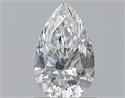 Natural Diamond 0.77 Carats, Pear with  Cut, E Color, VS1 Clarity and Certified by GIA