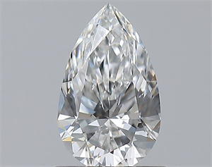 Picture of Natural Diamond 0.77 Carats, Pear with  Cut, E Color, VS1 Clarity and Certified by GIA