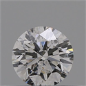 Natural Diamond 0.56 Carats, Round with Excellent Cut, K Color, VVS2 Clarity and Certified by GIA