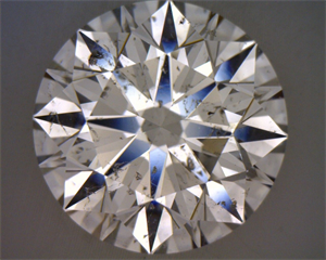 Picture of Natural Diamond 2.70 Carats, Round with Excellent Cut, E Color, SI2 Clarity and Certified by GIA