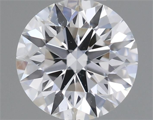 Picture of Natural Diamond 0.40 Carats, Round with Excellent Cut, E Color, SI1 Clarity and Certified by IGI