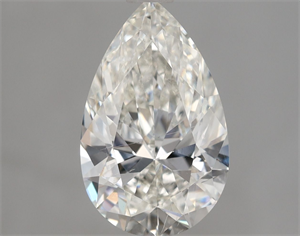 Picture of Natural Diamond 1.71 Carats, Pear with  Cut, H Color, SI1 Clarity and Certified by IGI