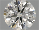 Natural Diamond 0.40 Carats, Round with Excellent Cut, H Color, SI1 Clarity and Certified by IGI