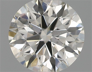 Picture of Natural Diamond 0.40 Carats, Round with Excellent Cut, H Color, SI1 Clarity and Certified by IGI