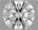 Natural Diamond 0.40 Carats, Round with Excellent Cut, H Color, VVS2 Clarity and Certified by GIA