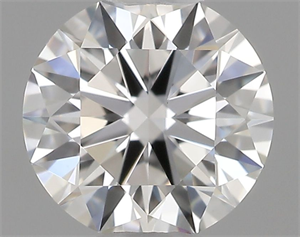 Picture of Natural Diamond 0.40 Carats, Round with Excellent Cut, H Color, VVS2 Clarity and Certified by GIA