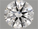 Natural Diamond 0.42 Carats, Round with Excellent Cut, I Color, VS1 Clarity and Certified by IGI