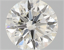 Natural Diamond 0.40 Carats, Round with Excellent Cut, J Color, IF Clarity and Certified by GIA