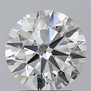 Picture of Natural Diamond 1.93 Carats, Round with Excellent Cut, H Color, SI1 Clarity and Certified by GIA