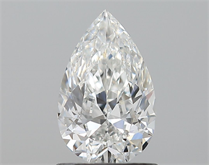 Picture of Natural Diamond 1.01 Carats, Pear with  Cut, F Color, VS2 Clarity and Certified by GIA