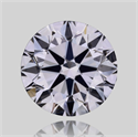 Natural Diamond 0.40 Carats, Round with Excellent Cut, I Color, VVS2 Clarity and Certified by GIA