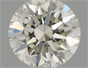 Natural Diamond 0.40 Carats, Round with Excellent Cut, H Color, VS2 Clarity and Certified by IGI