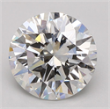 Natural Diamond 3.01 Carats, Round with Excellent Cut, H Color, VS1 Clarity and Certified by GIA