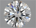 Natural Diamond 2.08 Carats, Round with Excellent Cut, I Color, VVS2 Clarity and Certified by GIA