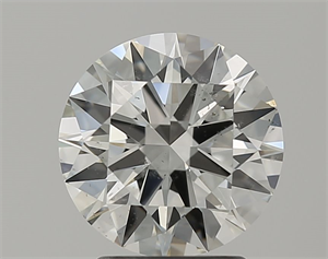 Picture of Natural Diamond 2.25 Carats, Round with Excellent Cut, I Color, SI1 Clarity and Certified by GIA