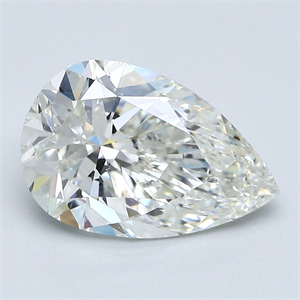 Picture of Natural Diamond 2.23 Carats, Pear with  Cut, I Color, SI1 Clarity and Certified by GIA