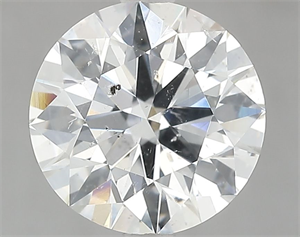 Picture of Natural Diamond 3.50 Carats, Round with Excellent Cut, G Color, SI2 Clarity and Certified by GIA