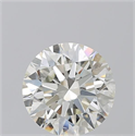 Natural Diamond 4.01 Carats, Round with Excellent Cut, J Color, SI1 Clarity and Certified by GIA