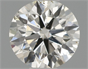 Natural Diamond 0.40 Carats, Round with Excellent Cut, H Color, SI1 Clarity and Certified by IGI