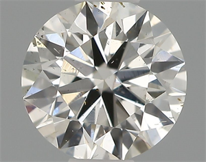 Picture of Natural Diamond 0.40 Carats, Round with Excellent Cut, H Color, SI1 Clarity and Certified by IGI