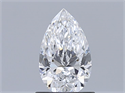 Natural Diamond 0.90 Carats, Pear with  Cut, D Color, VS2 Clarity and Certified by GIA