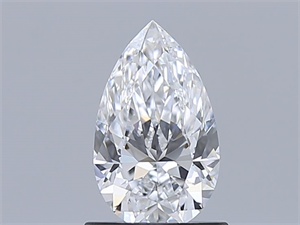 Picture of Natural Diamond 0.90 Carats, Pear with  Cut, D Color, VS2 Clarity and Certified by GIA