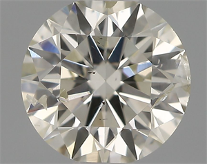 Picture of Natural Diamond 0.50 Carats, Round with Excellent Cut, J Color, SI2 Clarity and Certified by IGI