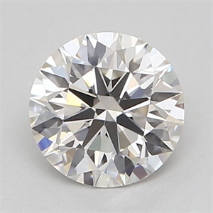 Picture of Natural Diamond 0.42 Carats, Round with Excellent Cut, I Color, VS1 Clarity and Certified by GIA