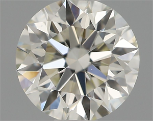 Picture of Natural Diamond 0.54 Carats, Round with Excellent Cut, I Color, VS2 Clarity and Certified by IGI