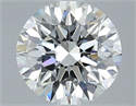 Natural Diamond 2.52 Carats, Round with Excellent Cut, G Color, VS1 Clarity and Certified by GIA