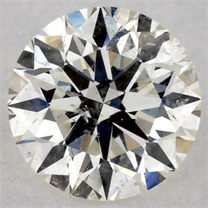 Picture of Natural Diamond 0.41 Carats, Round with Excellent Cut, J Color, I1 Clarity and Certified by GIA