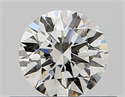 Natural Diamond 0.40 Carats, Round with Excellent Cut, H Color, SI1 Clarity and Certified by GIA