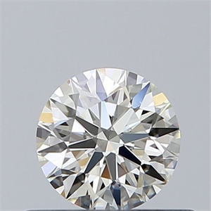 Picture of Natural Diamond 0.41 Carats, Round with Excellent Cut, K Color, IF Clarity and Certified by GIA