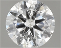 Natural Diamond 0.50 Carats, Round with Very Good Cut, G Color, SI2 Clarity and Certified by IGI