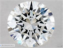 Natural Diamond 0.40 Carats, Round with Excellent Cut, F Color, SI1 Clarity and Certified by GIA